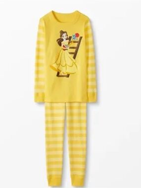 Hanna Andersson Belle Princess Pajama Sz 120cm
